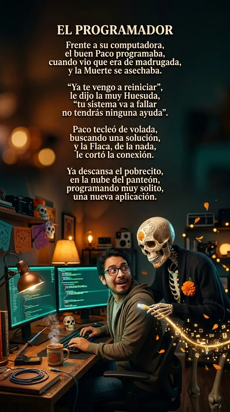 Calaverita Literaria de Día de Muertos - Calaverita 21 - El Programador