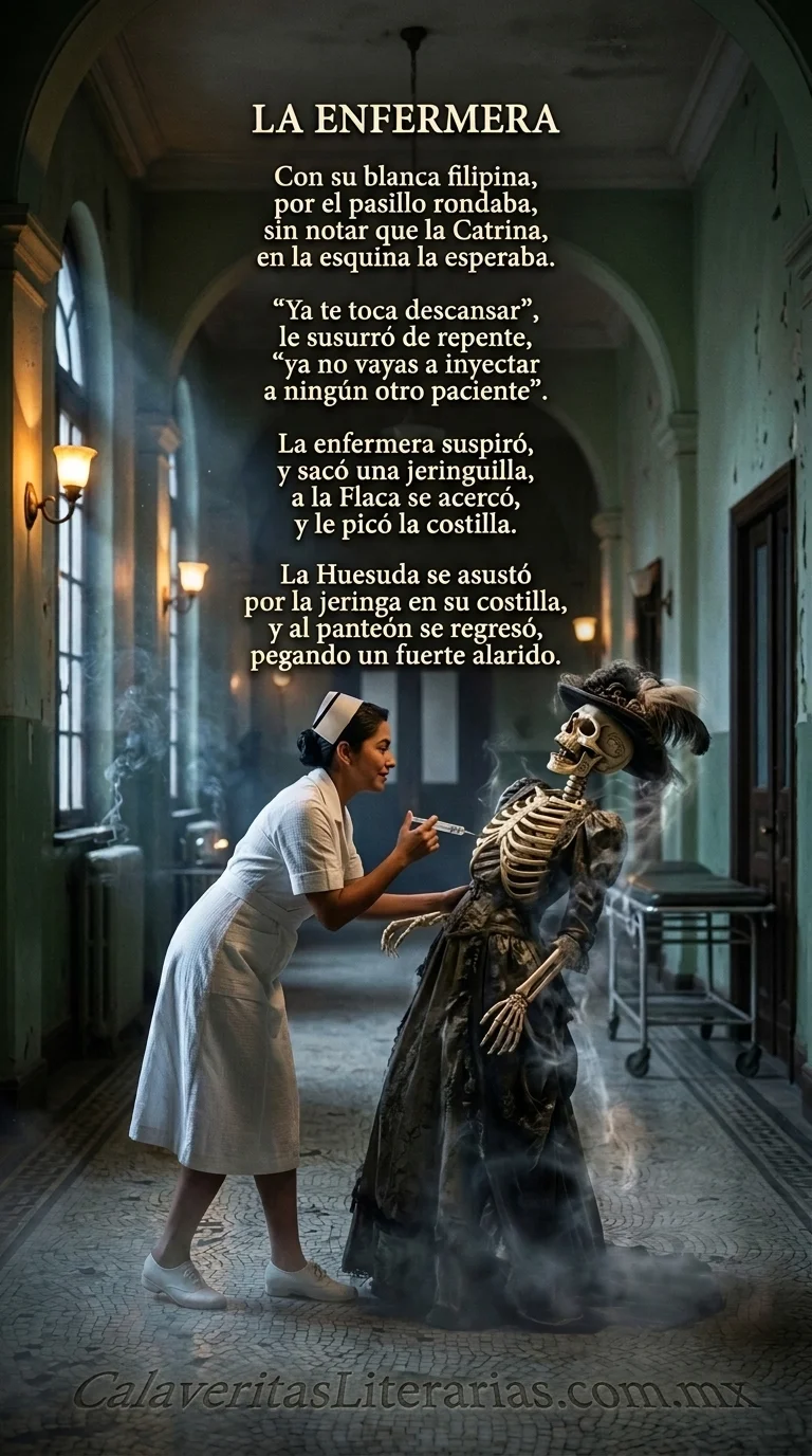 Calaverita Literaria de Día de Muertos - Calaverita 22 - La Enfermera